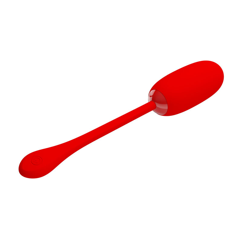 PRETTY LOVE - UOVO VIBRANTE JULIUS IMPERMEABILE-RICARICABILE ROSSO - immagine 2