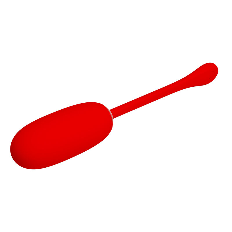 PRETTY LOVE - UOVO VIBRANTE JULIUS IMPERMEABILE-RICARICABILE ROSSO - immagine 4