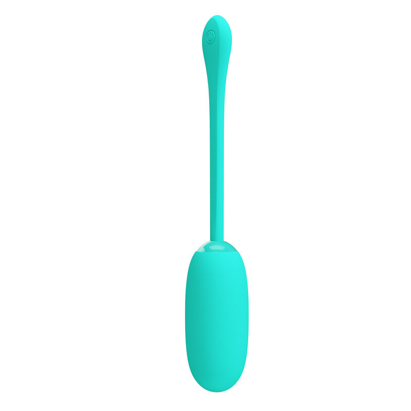 PRETTY LOVE - JULIUS HUEVO VIBRADOR IMPERMEBLE & RECARGABLE VERDE AGUA - Imagen 5