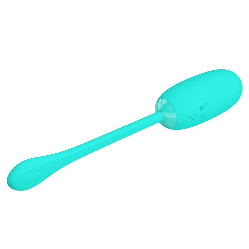 PRETTY LOVE - JULIUS HUEVO VIBRADOR IMPERMEBLE & RECARGABLE VERDE AGUA - Imagen 7