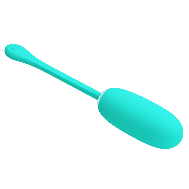 PRETTY LOVE - JULIUS HUEVO VIBRADOR IMPERMEBLE & RECARGABLE VERDE AGUA - Imagen 3