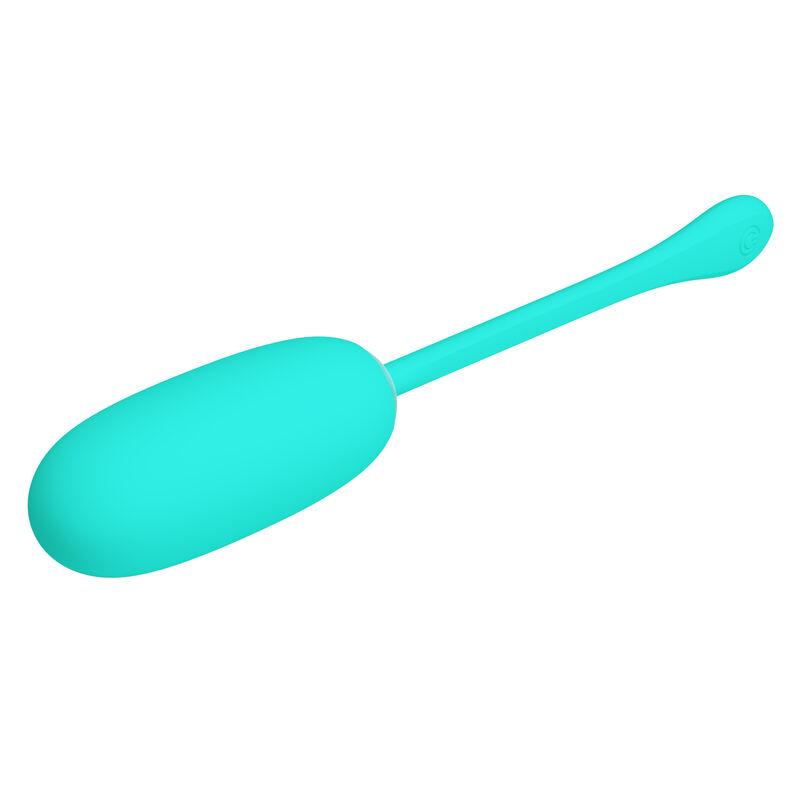 PRETTY LOVE - JULIUS HUEVO VIBRADOR IMPERMEBLE & RECARGABLE VERDE AGUA - Imagen 6
