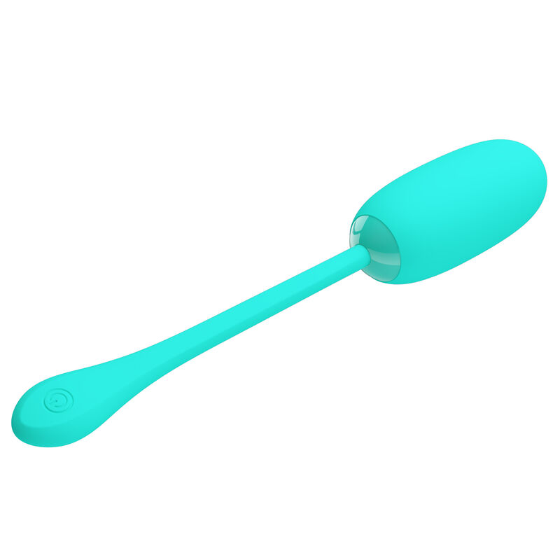 PRETTY LOVE - JULIUS HUEVO VIBRADOR IMPERMEBLE & RECARGABLE VERDE AGUA - Imagen 4