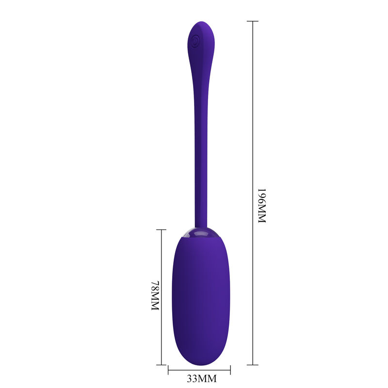 PRETTY LOVE - JULIUS HUEVO VIBRADOR IMPERMEBLE & RECARGABLE LILA - Imagen 7