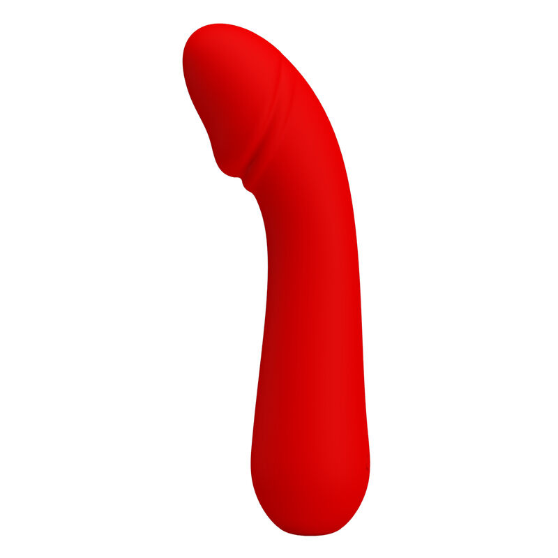 PRETTY LOVE - CETUS WIEDERAUFLADBARER VIBRATOR ROT – Bild 2