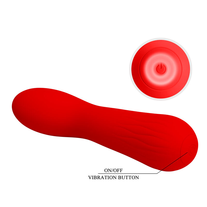 PRETTY LOVE - FAUN RECHARGEABLE VIBRATOR RED - Image 7