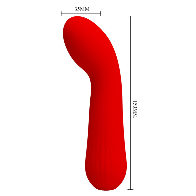 PRETTY LOVE - FAUN RECHARGEABLE VIBRATOR RED - Image 2