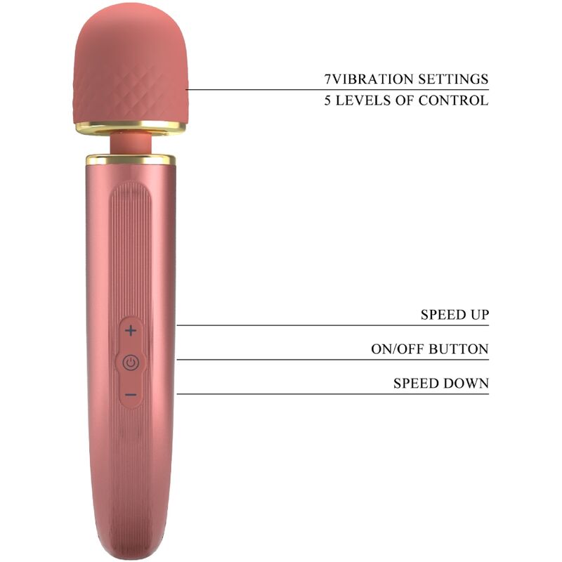 PRETTY LOVE - MASSEUR 7 MODES DE VIBRATION ROSE – Image 8