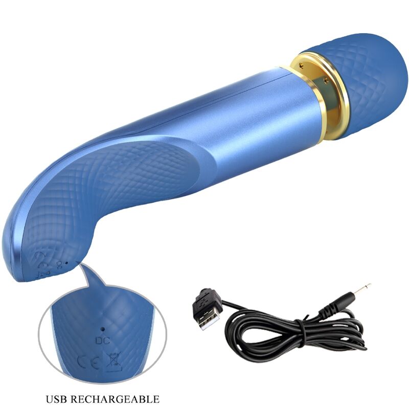 PRETTY LOVE - MASSEUR 7 MODES DE VIBRATION BLEU – Image 9