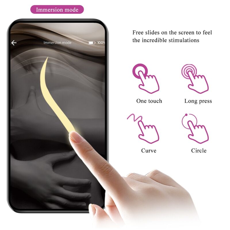 PRETTY LOVE - JAYLEEN VIBRADOR APP CONTROL REMOTO LILA - Imagen 17