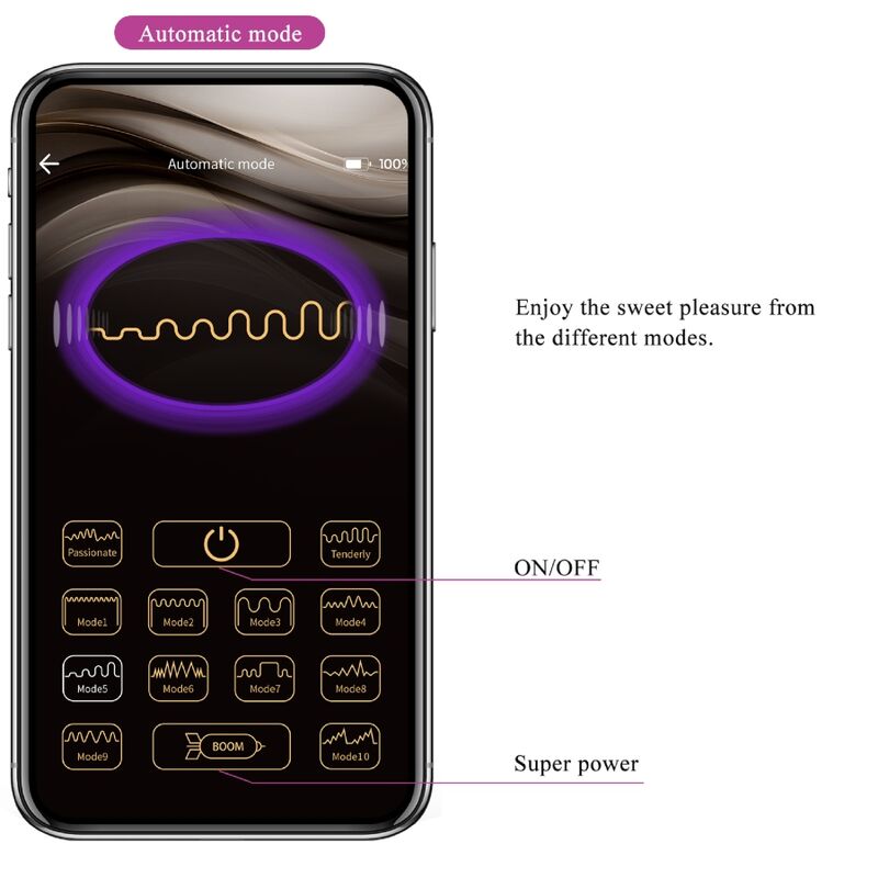 PRETTY LOVE - ELVIRA KEGEL BALLS APP CONTROL REMOTO MORADO - Imagen 16