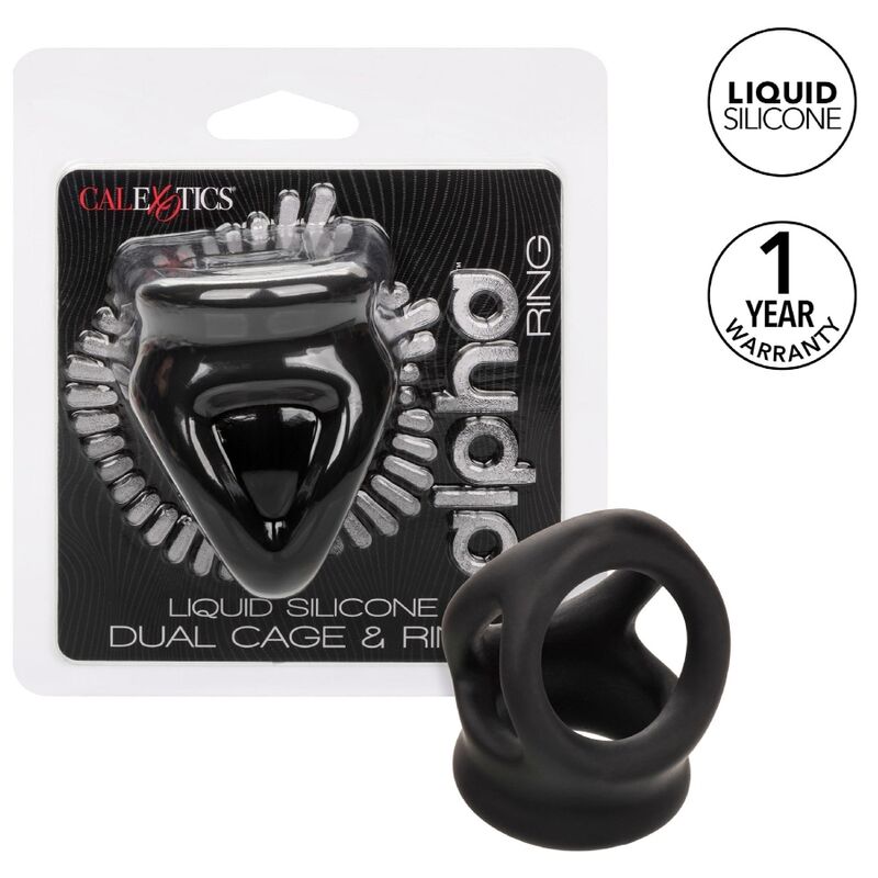 CALEXOTICS - ALPHA BAGUE DUAL CAGE NOIR – Image 11