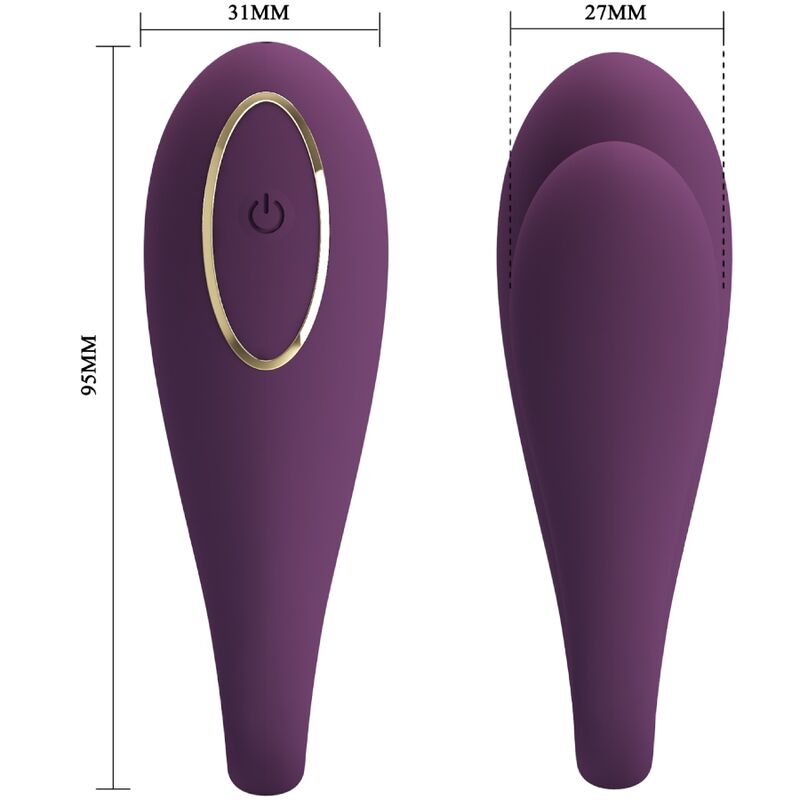 PRETTY LOVE - AUGUST REMOTE GLOBAL DOPPELT VERGNÜGEN VIBRATOR – Bild 16