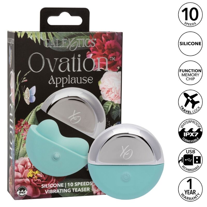 CALEXOTICS - OVATION STIMULATEUR DAPLAUSES VERT AQUA – Image 3
