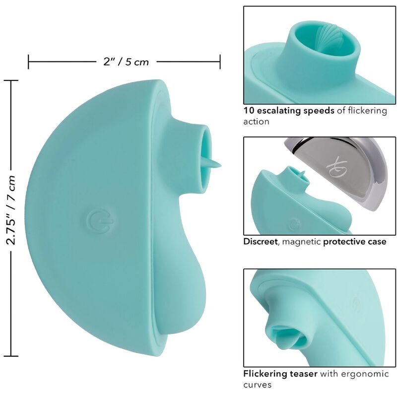 CALEXOTICS - OVATION STIMULATEUR RAVE VERT AQUA – Image 2