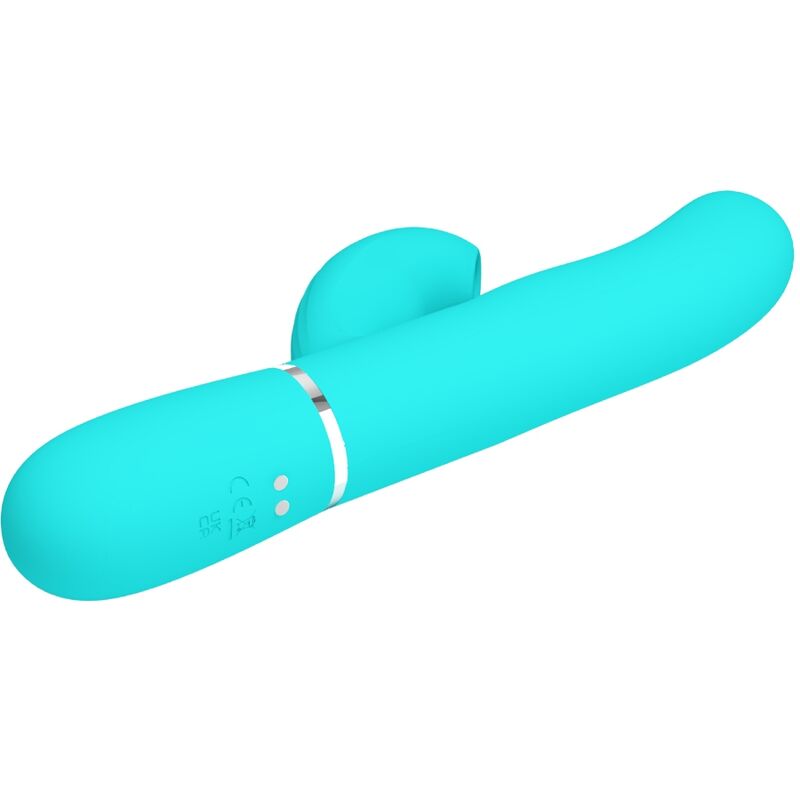 PRETTY LOVE - PERLITA MULTIFUNCTION 3 IN 1 G-SPOT VIBRATOR AQUA GREEN - Image 5