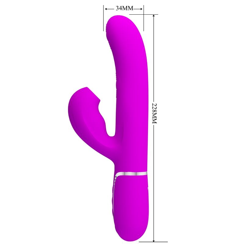 PRETTY LOVE - PERLITA MULTIFUNCTION 3 IN 1 G-SPOT VIBRATOR VIOLET - Image 2