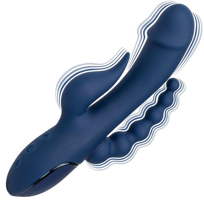 CALEXOTICS - VIBRATEUR TRIPLE ORGASME BLEU – Image 4