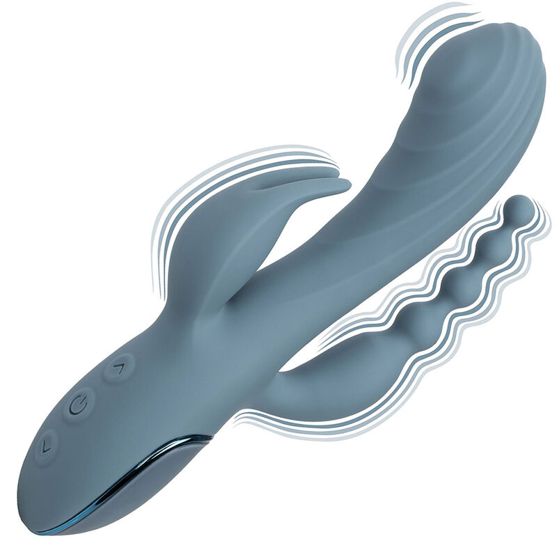 CALEXOTICS - VIBRATEUR TRIPLE ECSTASY GRIS – Image 8