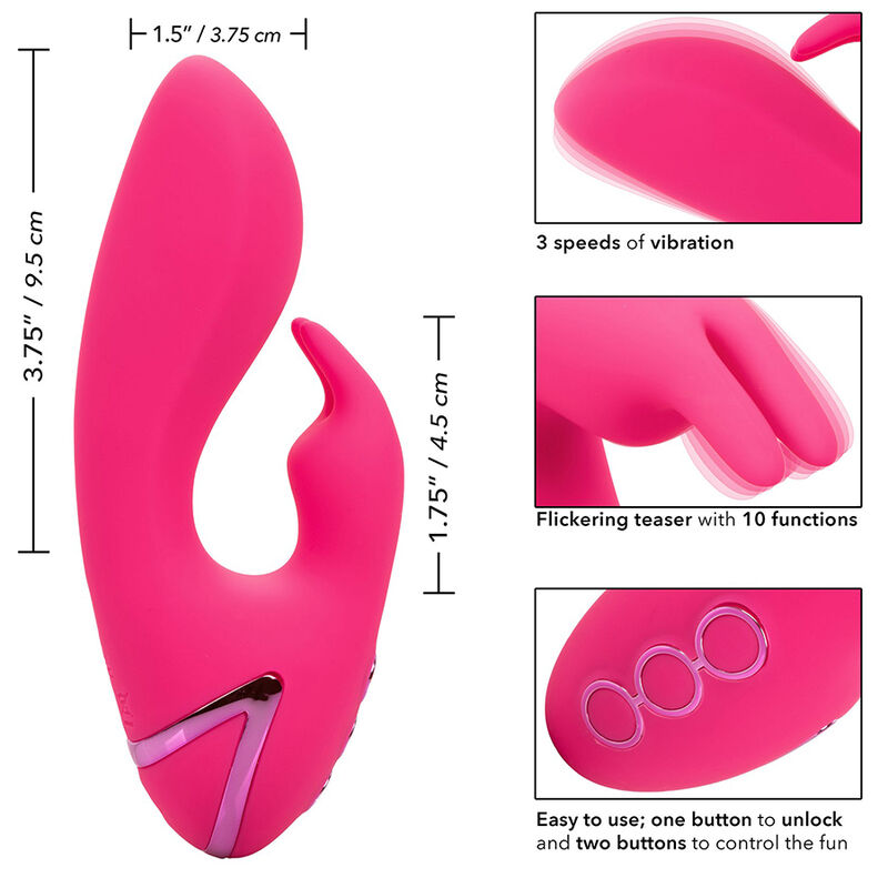 CALEXOTICS - DONC. VIBRATEUR CAL SUNSHINE RABBIT FUCHSIA PAR CALIFORNIA DREAMING – Image 12