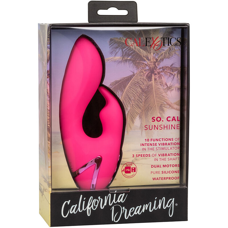 CALEXOTICS - DONC. VIBRATEUR CAL SUNSHINE RABBIT FUCHSIA PAR CALIFORNIA DREAMING – Image 11