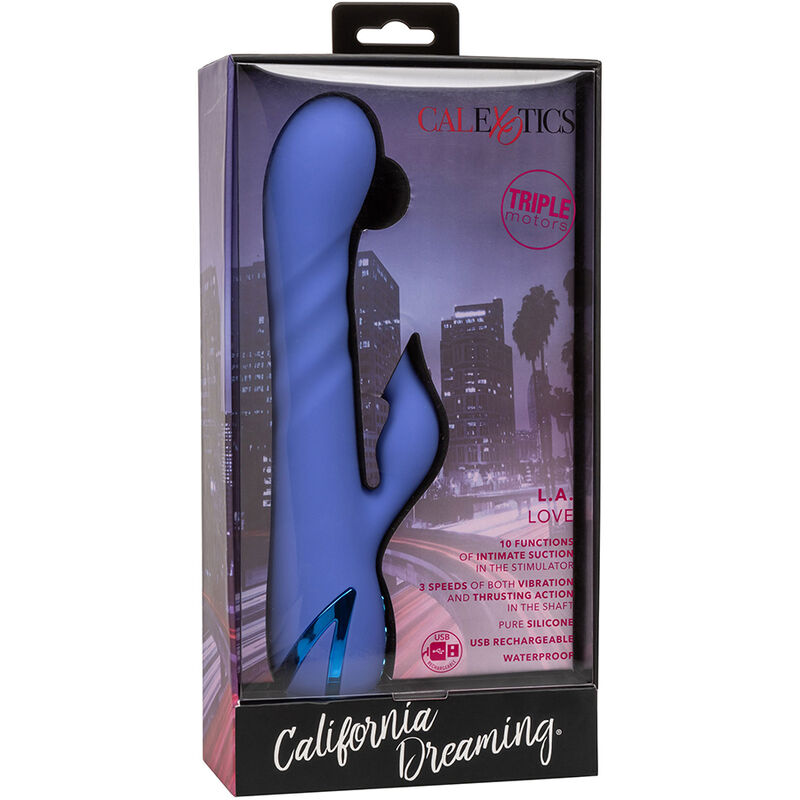 CALEXOTICS - LA LOVE VIBRATEUR & SUCCION BLEU PAR CALIFORNIA DREAMING – Image 6