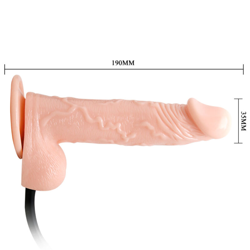 BAILE - REALISTIC INFLATABLE DILDO WITH SUCTION CUP 15 CM - Image 3