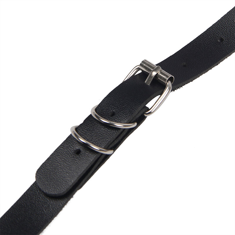 SUBBLIME - ARNÉS CUERPO ENTERO CON HEBILLAS CUERO NEGRO TALLA ÚNICA - Imagen 2