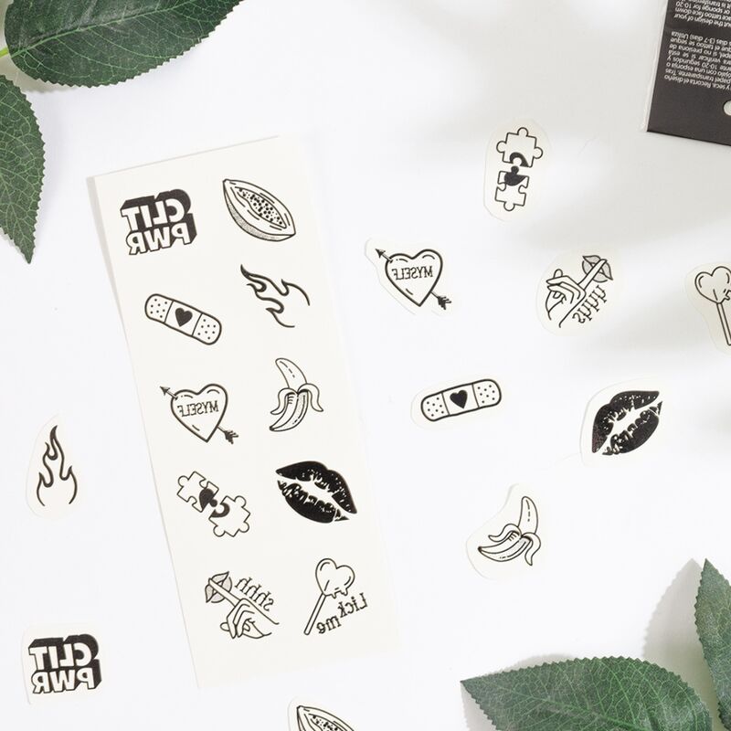 SECRET PLAY - SET MIT 10 TEMPORREN TATTOOS AUS DER CANDY COLLECTION – Bild 2