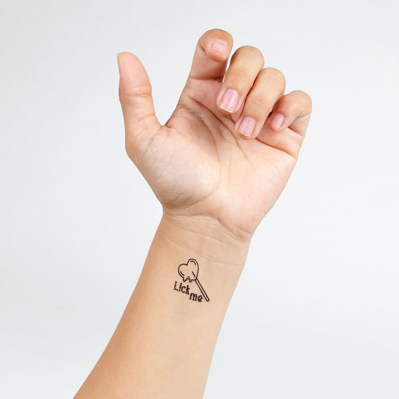 SECRET PLAY - SET MIT 10 TEMPORREN TATTOOS AUS DER CANDY COLLECTION – Bild 3
