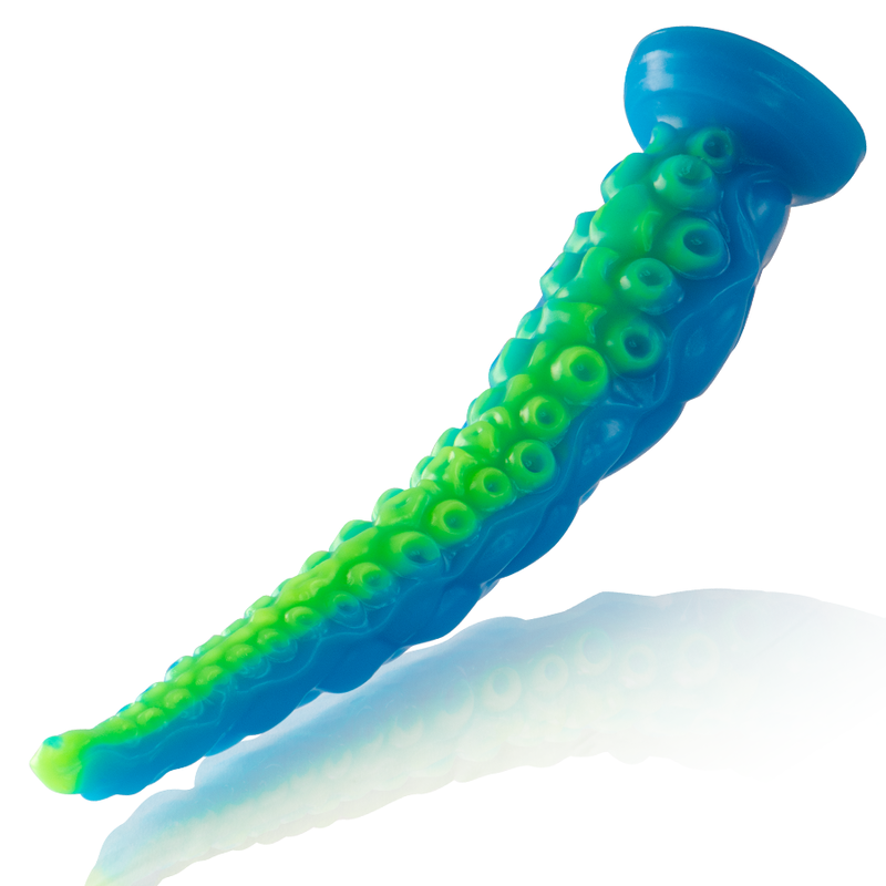 EPIC - SCYLLA FLUORESZIERENDER DÜNNER TENTAKEL-DILDO, GROSSE GRÖSSE – Bild 6