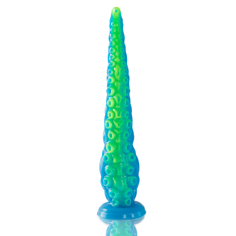 EPIC - SCYLLA FLUORESZIERENDER DÜNNER TENTAKEL-DILDO, GROSSE GRÖSSE – Bild 7