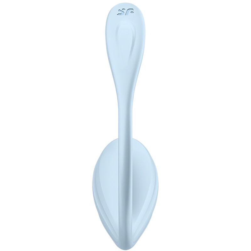 SATISFYER - APPLICATION GRATUITE STIMULATEUR DE POINT G PÉTALE LISSE BLEU CIEL – Image 2
