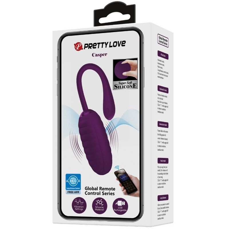 PRETTY LOVE - OEUF VIBRANT RECHARGEABLE CASPER VIOLET – Image 7