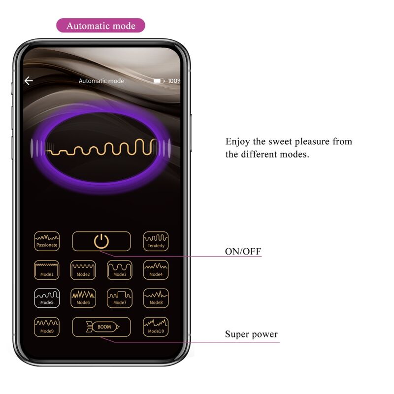 PRETTY LOVE - OEUF VIBRANT RECHARGEABLE CASPER VIOLET – Image 3