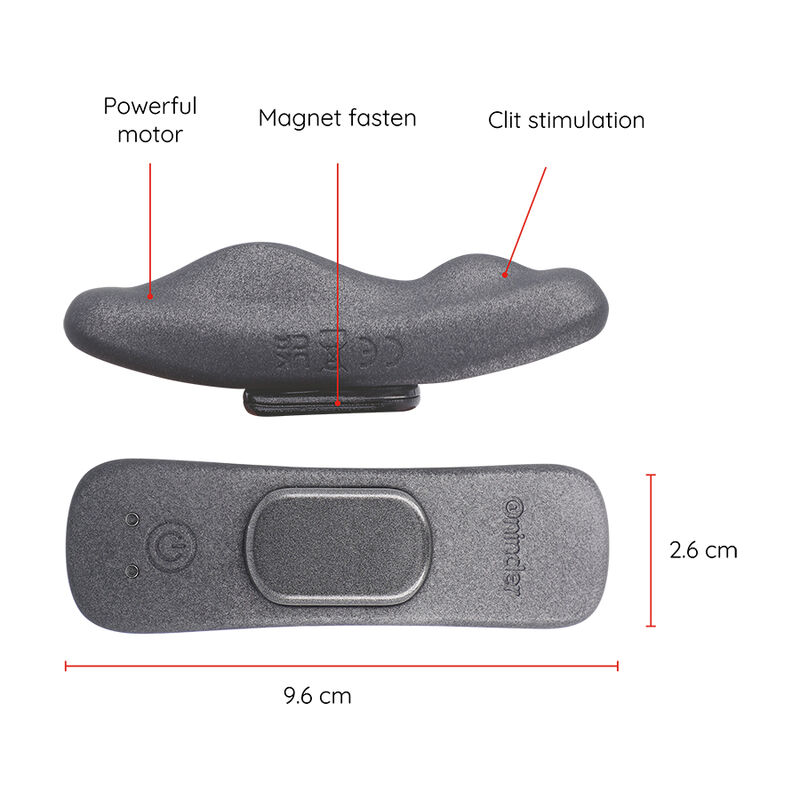 ONINDER - VIBRATEUR RECHARGEABLE MANILA PANTY 9 VITESSES 9,6 CM X 2,6 CM - APPLICATION GRATUITE – Image 2