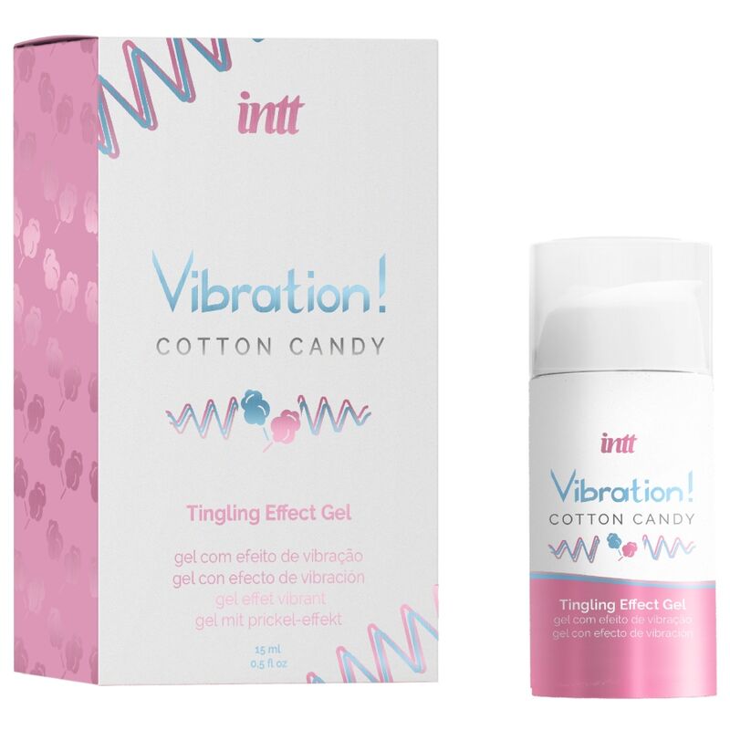INTT - KRAFTVOLLES INTIMULATIONS-ZUCKERWATTE-FLÜSSIGE VIBRATOR-GEL 15 ML – Bild 2