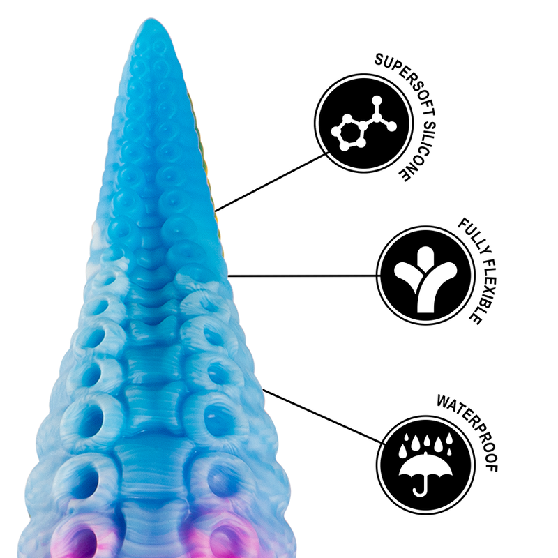 EPIC - DILDO DE TENTÁCULO AZUL PHORCYS TAMANHO PEQUENO - Image 5