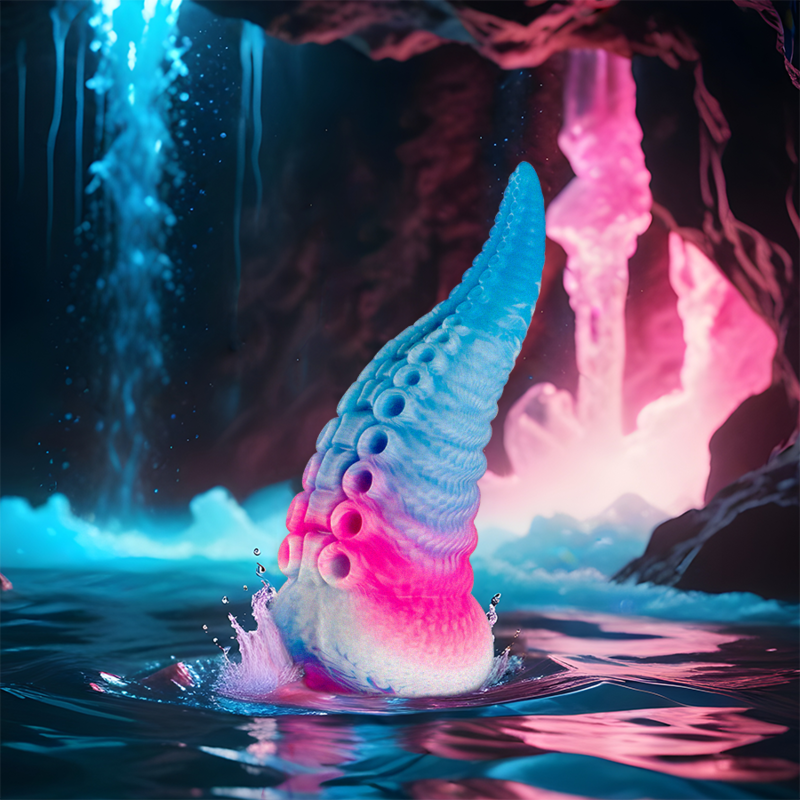 EPIC - DILDO DE TENTÁCULO AZUL PHORCYS TAMANHO PEQUENO - Image 3