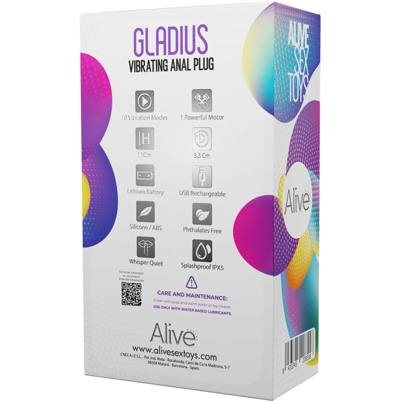 ALIVE - GLADIUS PLUG VIBRADOR ANAL - Imagen 4