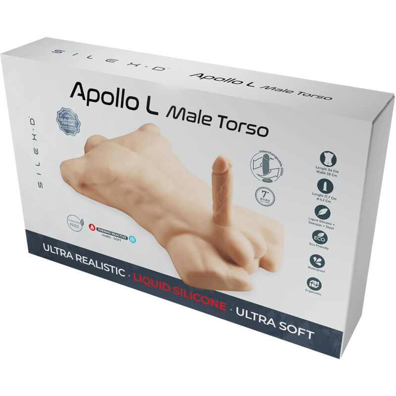 SILEXD - TORSE MASCULIN RÉALISTE APOLLO L – Image 4