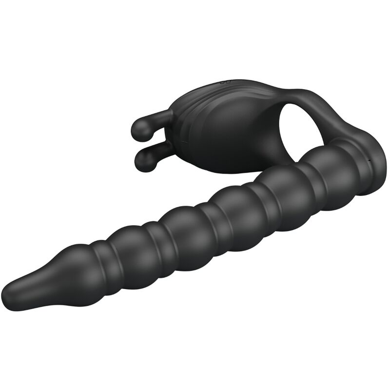 PRETTY LOVE - BLACKNEY ANNEAUX PÉNIS AVEC PLUG VIBRATEUR – Image 3