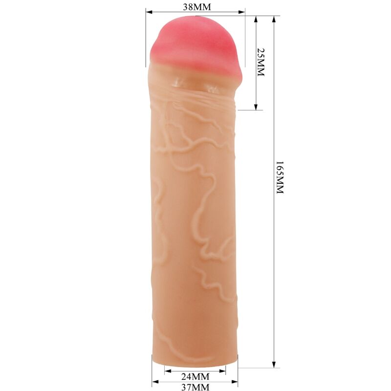 PRETTY LOVE - NILE PENIS EXTENDER COVER FLEISCH – Bild 2