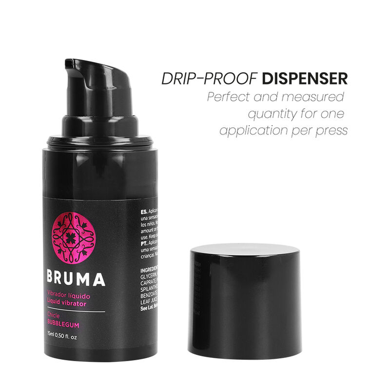 BRUMA - VIBRADOR LÍQUIDO ULTRA DESLIZANTE BUBBLEGUM 15 ML - Image 3