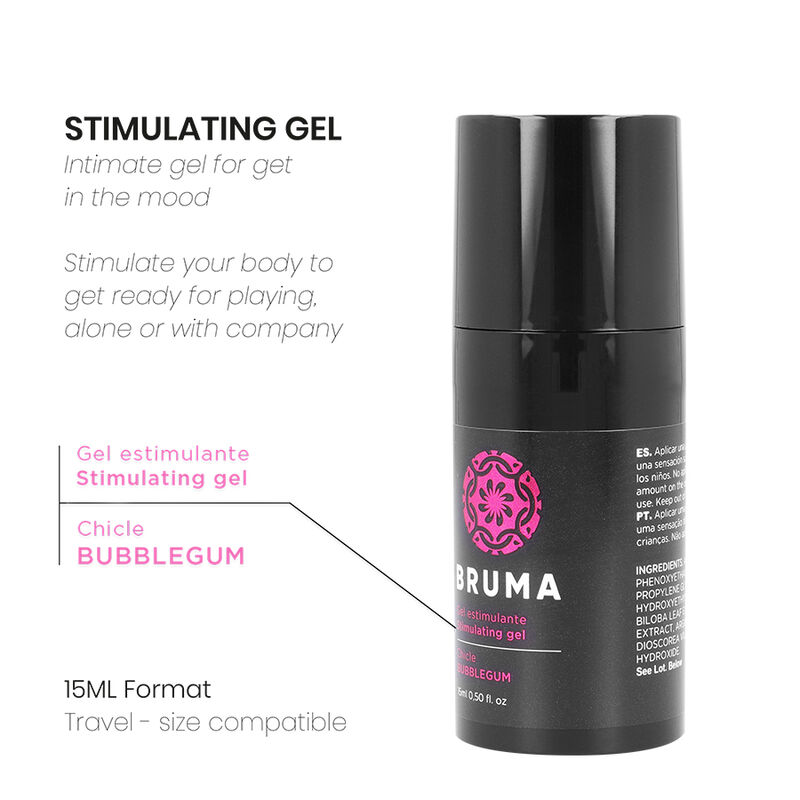 BRUMA - BUBBLEGUM GESCHMACK STIMULIERENDER BALSAM 15 ML – Bild 3