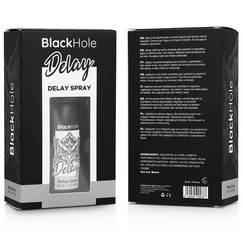 BLACK HOLE - DELAY SPRAY STUDY FORTE 30 ML – Bild 7