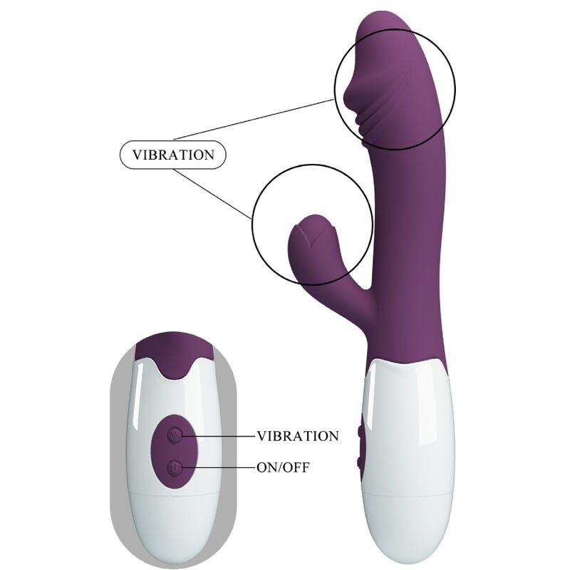 PRETTY LOVE - VIBRATEUR SNAPPY G-SPOT VIOLET – Image 2