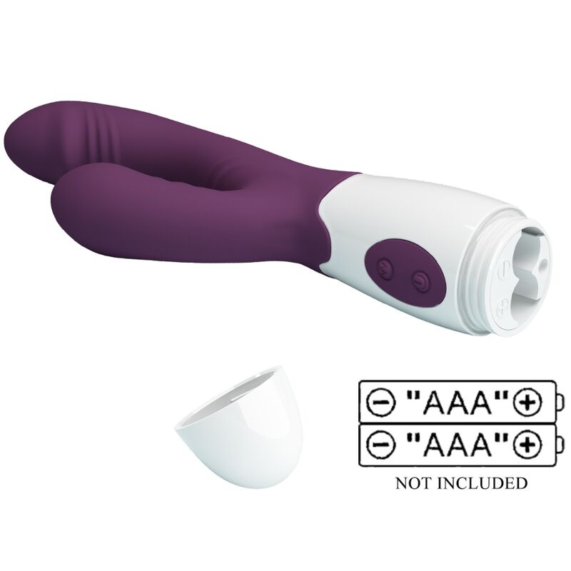 PRETTY LOVE - ANDRE VIBRATEUR RABBIT & STIMULATEUR DE POINT G VIOLET – Image 2