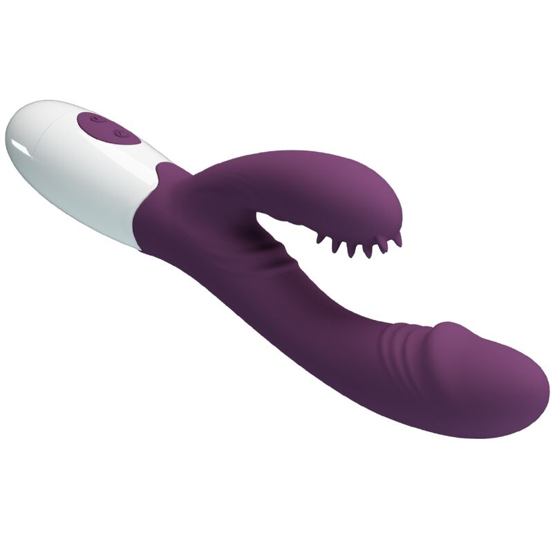PRETTY LOVE - ANDRE VIBRATEUR RABBIT & STIMULATEUR DE POINT G VIOLET – Image 4