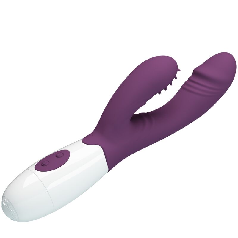 PRETTY LOVE - ANDRE VIBRATEUR RABBIT & STIMULATEUR DE POINT G VIOLET – Image 5